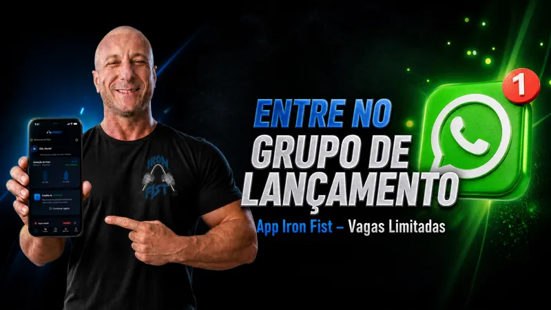 Entre no grupo de lançamento do App Iron Fist